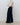 Imitation Denim Wide Waist Pants for Modern Simplicity