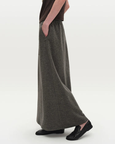 Tencel Wool Blend Straight Skirt | Elegant & Comfortable