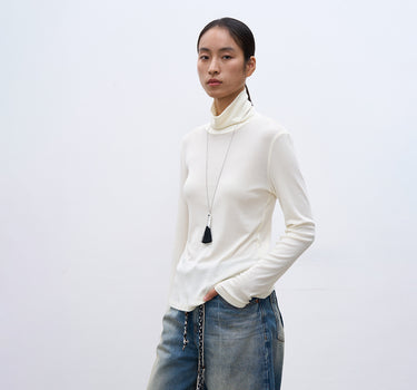 Women’s High-Neck Tencel Wool Base Layer