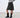 Retro Deconstructed Denim Workwear Skirt