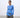 Women’s Blue Round Neck Pullover Knit Sweater