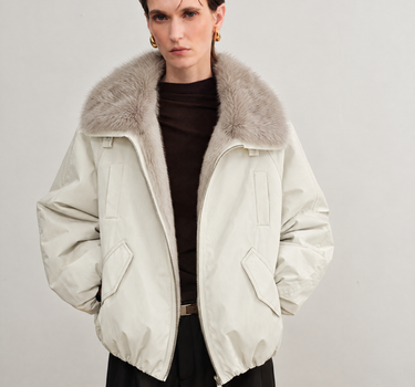 Water-Repellent Ice Fox Down Jacket for Women