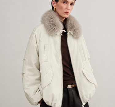 Water-Repellent Ice Fox Down Jacket for Women
