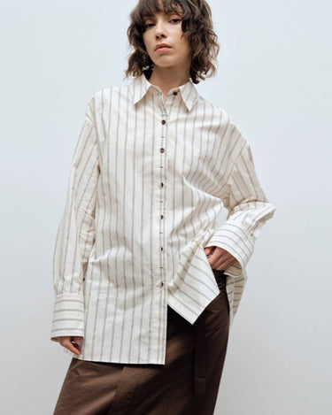 Bold Stripes & Color Block Casual Shirt | Stylish Comfort