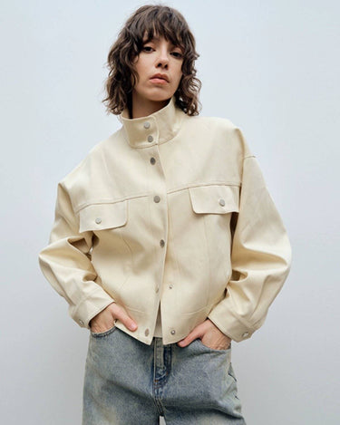 Classic Stand - Up Collar Jacket: Timeless and Trendy - CENEECHO