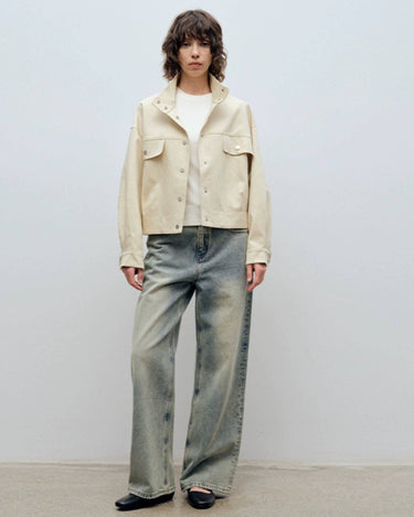 Classic Stand - Up Collar Jacket: Timeless and Trendy - CENEECHO