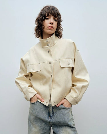 Classic Stand-Up Collar Jacket | Timeless Style