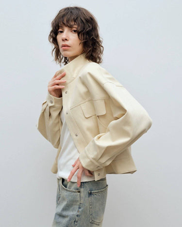 Classic Stand - Up Collar Jacket: Timeless and Trendy - CENEECHO